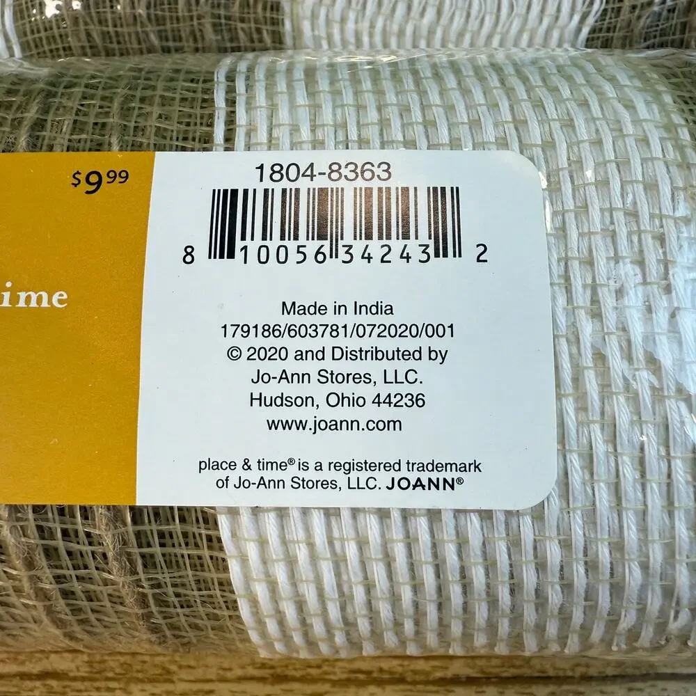 Lot of 4 NWT Decorative Mesh 10